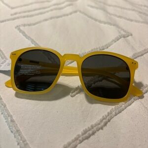 J. Crew Women's Slim Classic Yellow Sunglasses